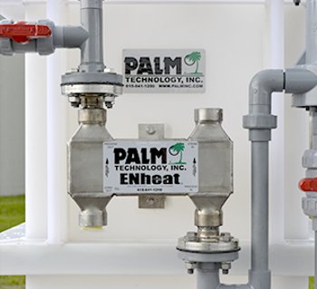 ENHeat™ compact stainless steel heat exchanger engineered for uniform temperature control in electroless nickel plating baths