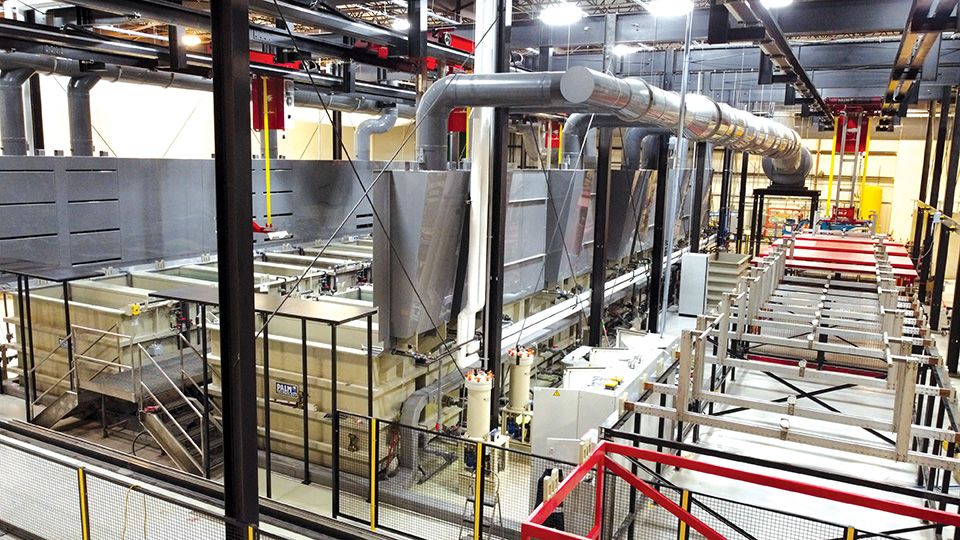 5 Hoist CSA & BSA Anodizing Line built by Palm Technology