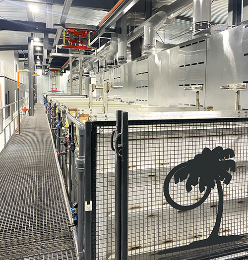 Palm Technology manual Type II anodizing line