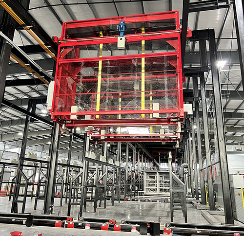 Palm Technology 6-hoist automated line for industrial cleaning and passivation processes