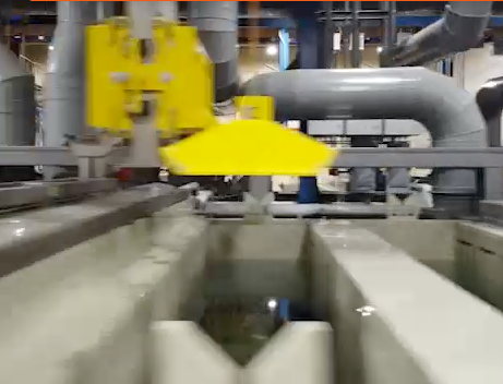 Palm Technology built 6 hoist Automated Tin Plating Line